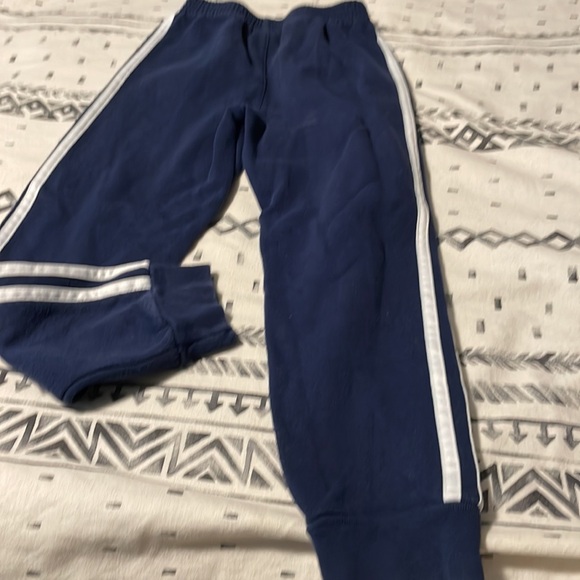 boys adidas 3 striped jogger size 7 sweatpants - Picture 3 of 3